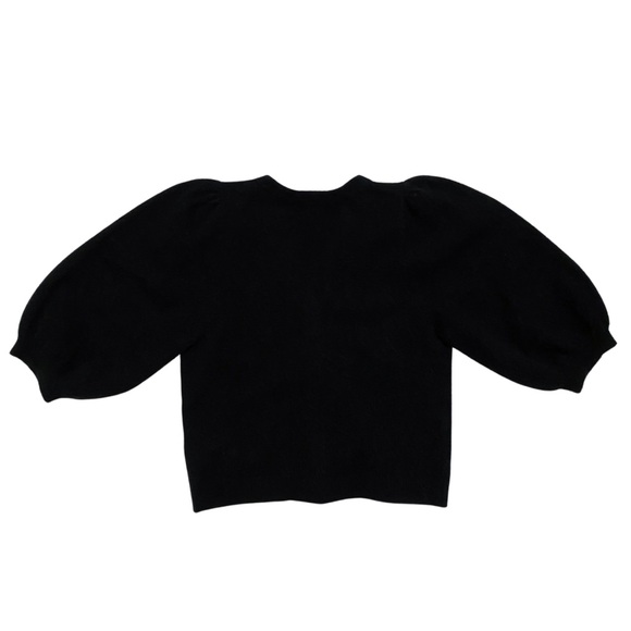 The Kooples Fuzzy Mohair 3/4 Sleeve Cardigan - Picture 5 of 6